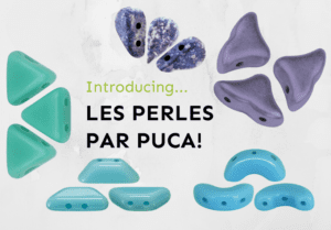 Les Perles Par Puca Shaped glass beads