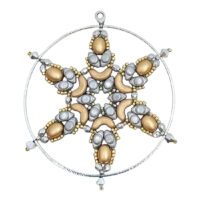 #13 Snowflake Silver and Gold
