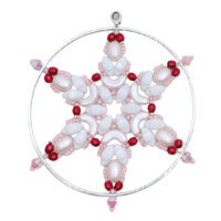 #18 Snowflake Pink Peppermint