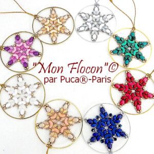 Mon Flocon (My Snowflake) Holiday Ornament