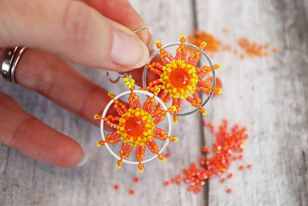 Rising Sun Earrings by Chloe Menage