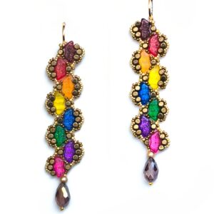Rainbow Earrings Design by Angel Accessories for Par Puca