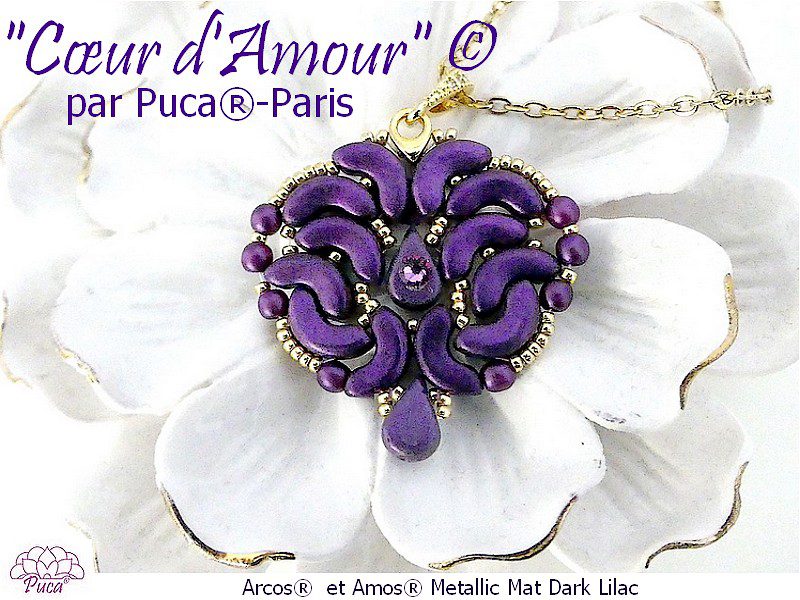 Coeur d’Amour pendant par puca