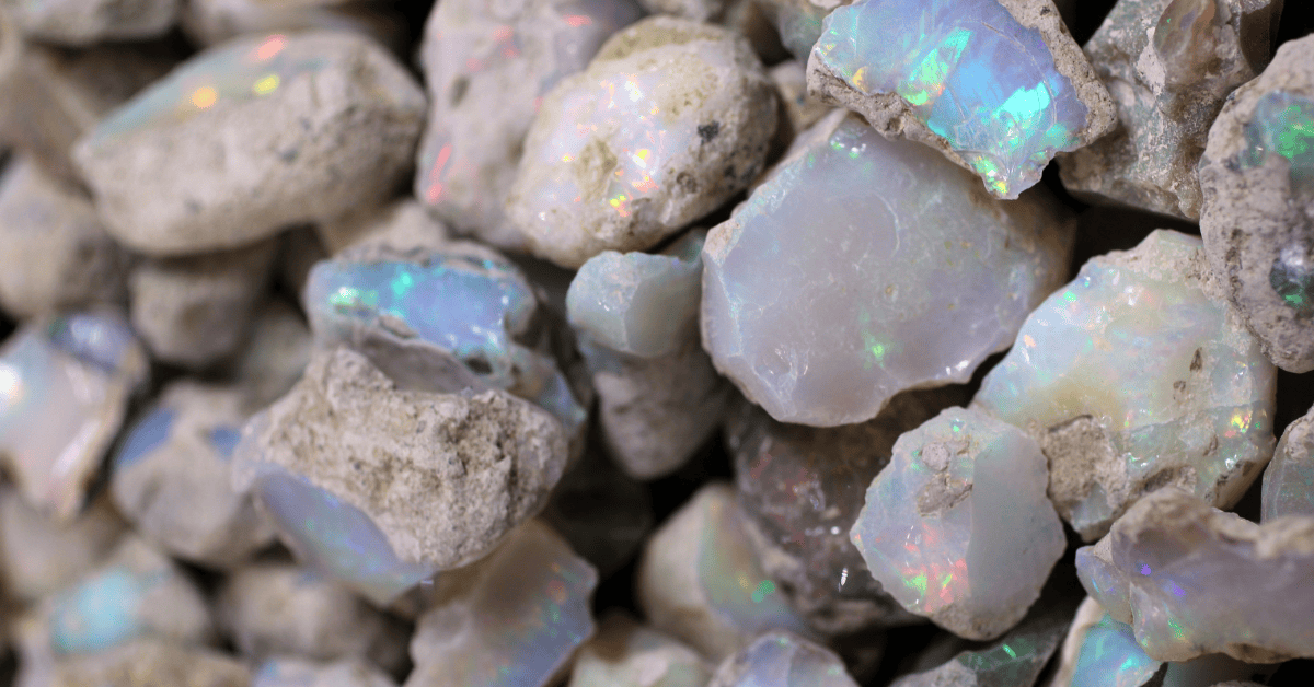 opal 4 Rough raw opal gemstones - facts about opal